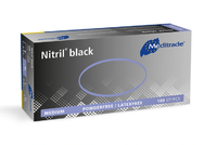 Nitril-Handschuhe schwarz Gr. M  100 Stück 